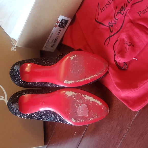 Belle 85 Crosta Meteor Louboutin ankle boots - Picture 2 of 5